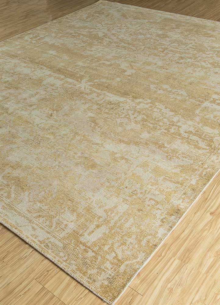 Wollteppich - 240 x 300 cm - gold