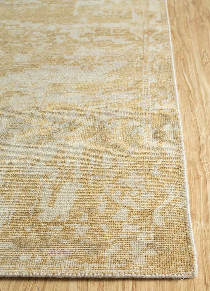 Wollteppich - 240 x 300 cm - gold