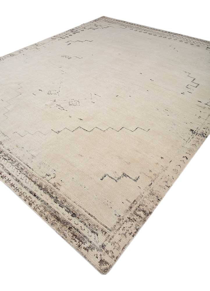 Wollteppich - 240 x 300 cm - creme