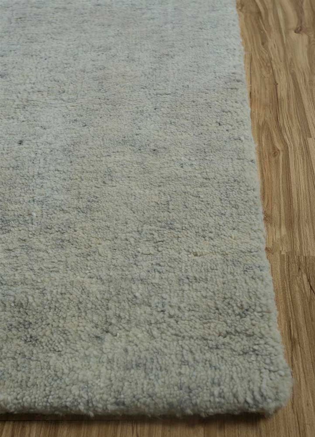 Wollteppich - 300 x 240 cm - grau