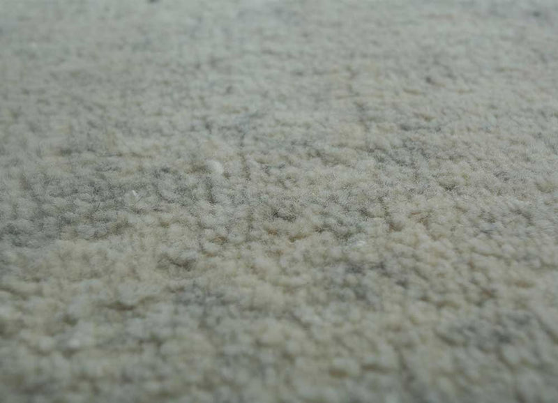 Wollteppich - 300 x 240 cm - grau