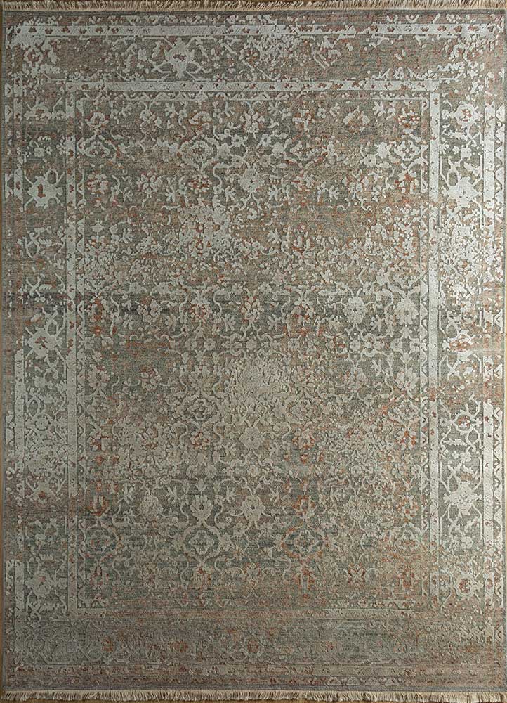 Wollteppich - 240 x 300 cm - grau