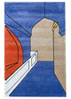 Wollteppich sonderform  - 150 x 240 cm - mehrfarbig