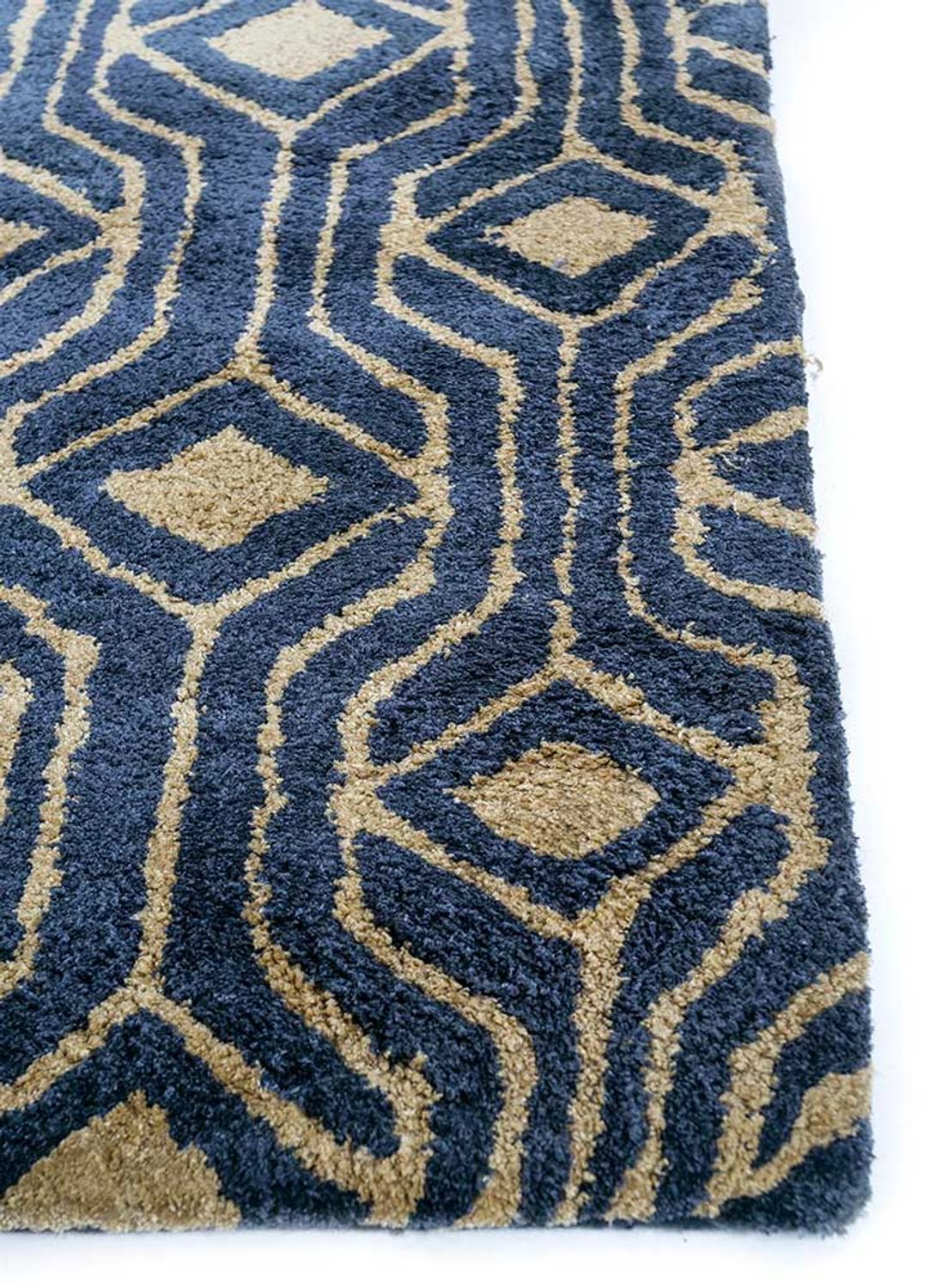 Teppich - 240 x 150 cm - dunkelblau