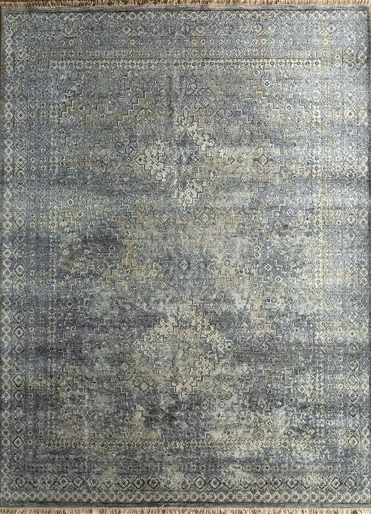 Wollteppich - 240 x 300 cm - grau