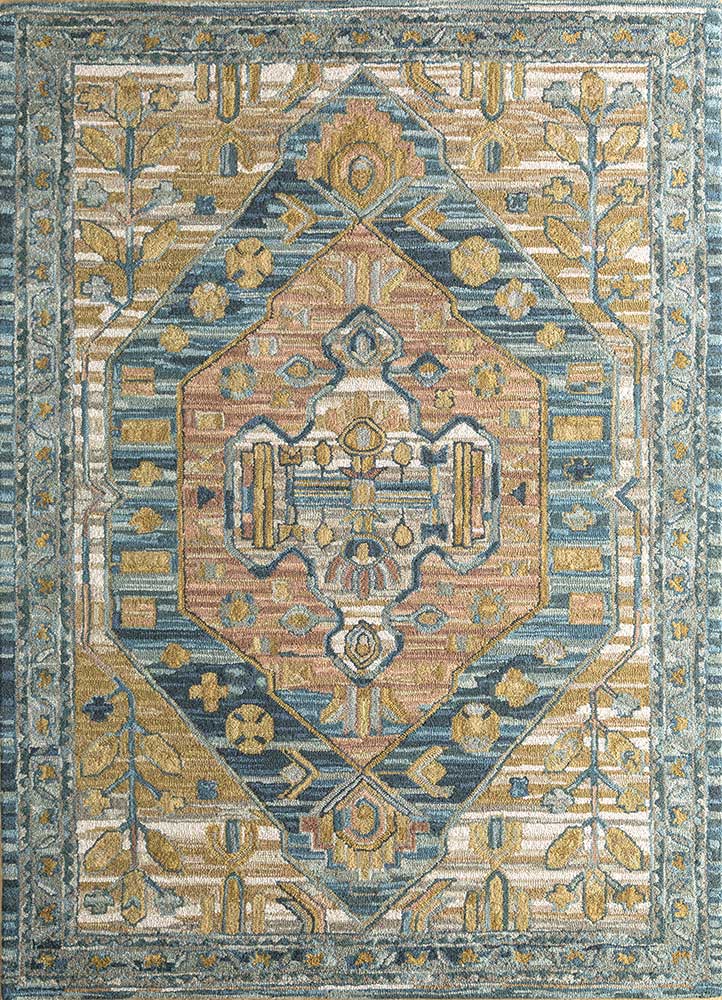 Wollteppich - 150 x 240 cm - mehrfarbig