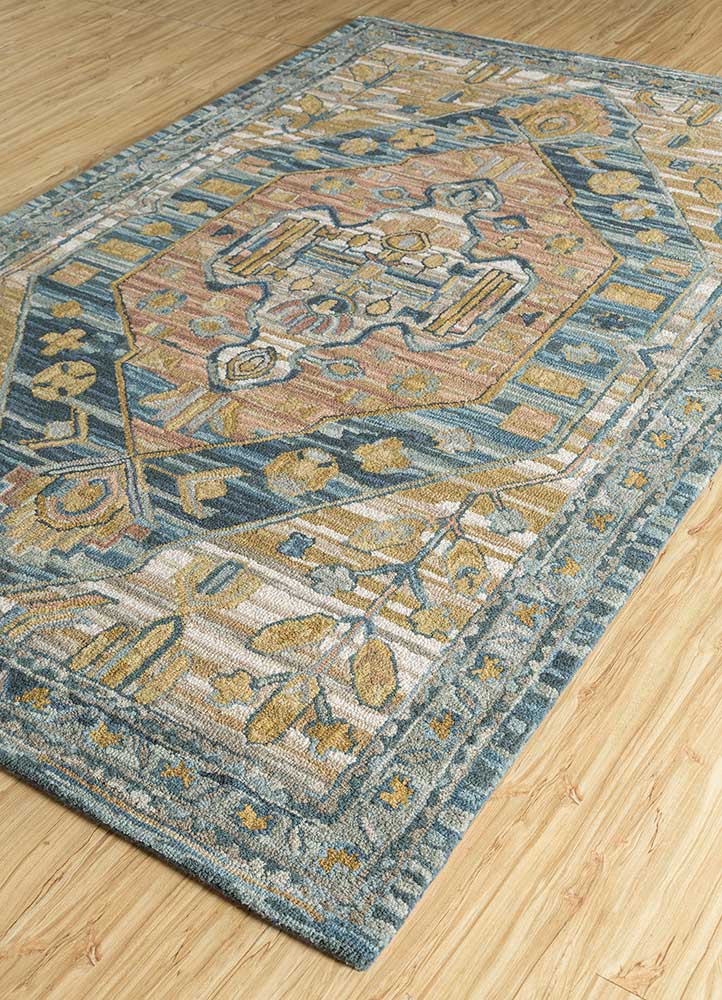 Wollteppich - 150 x 240 cm - mehrfarbig