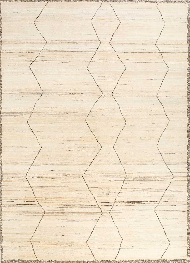 Wollteppich - 180 x 270 cm - creme