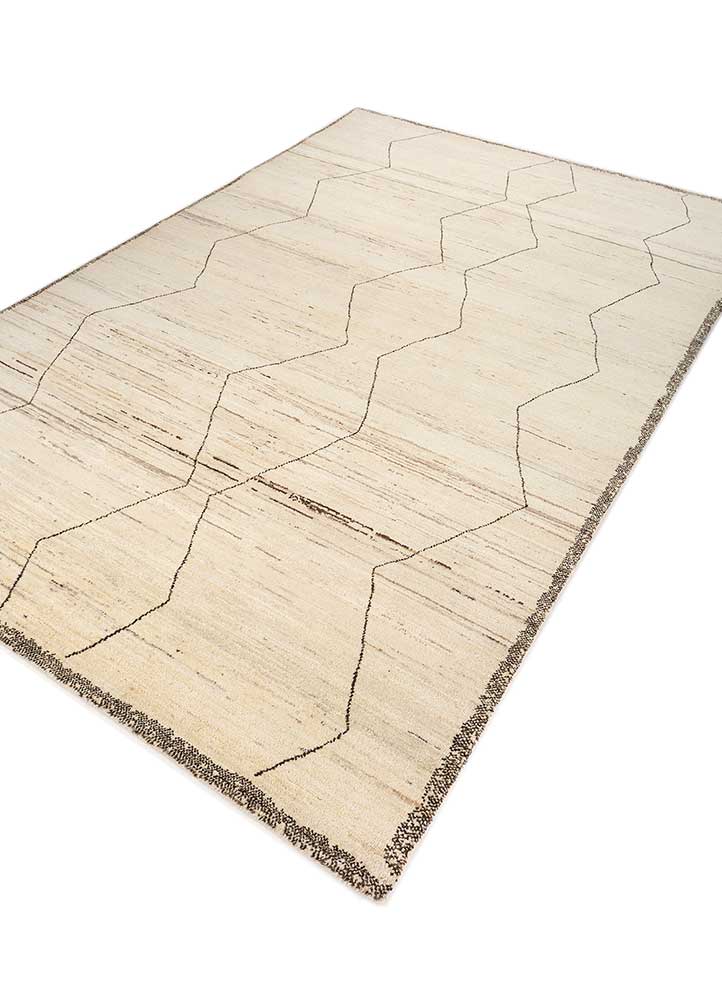 Wollteppich - 180 x 270 cm - creme
