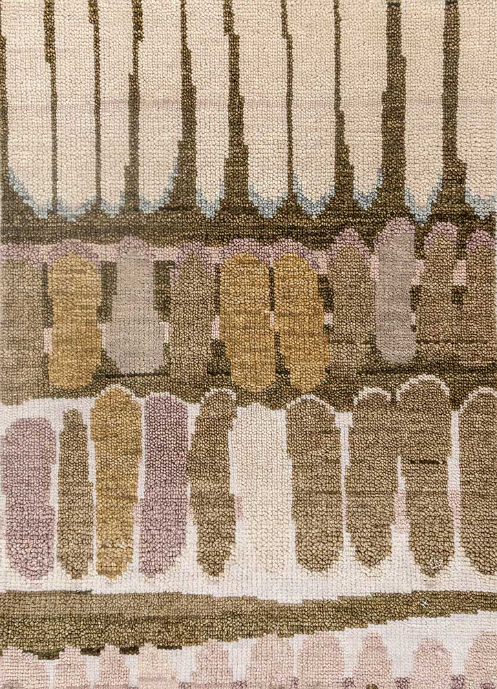 Wollteppich - 60 x 90 cm - braun