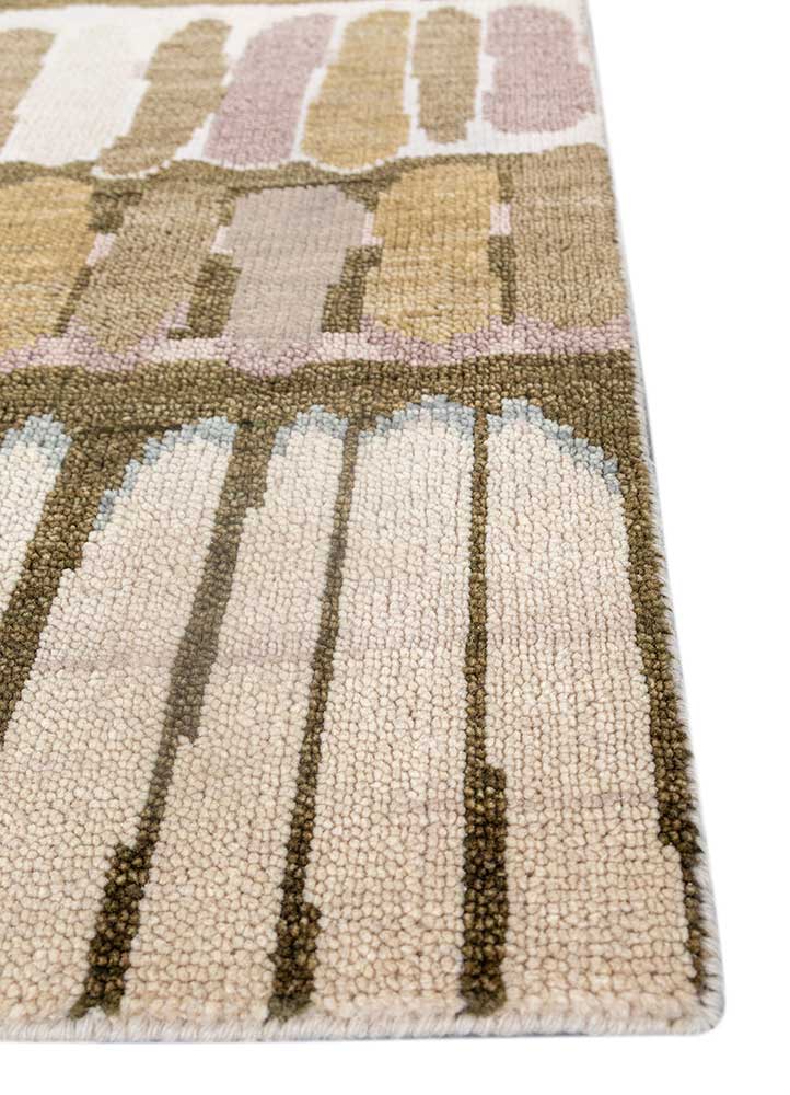 Wollteppich - 60 x 90 cm - braun