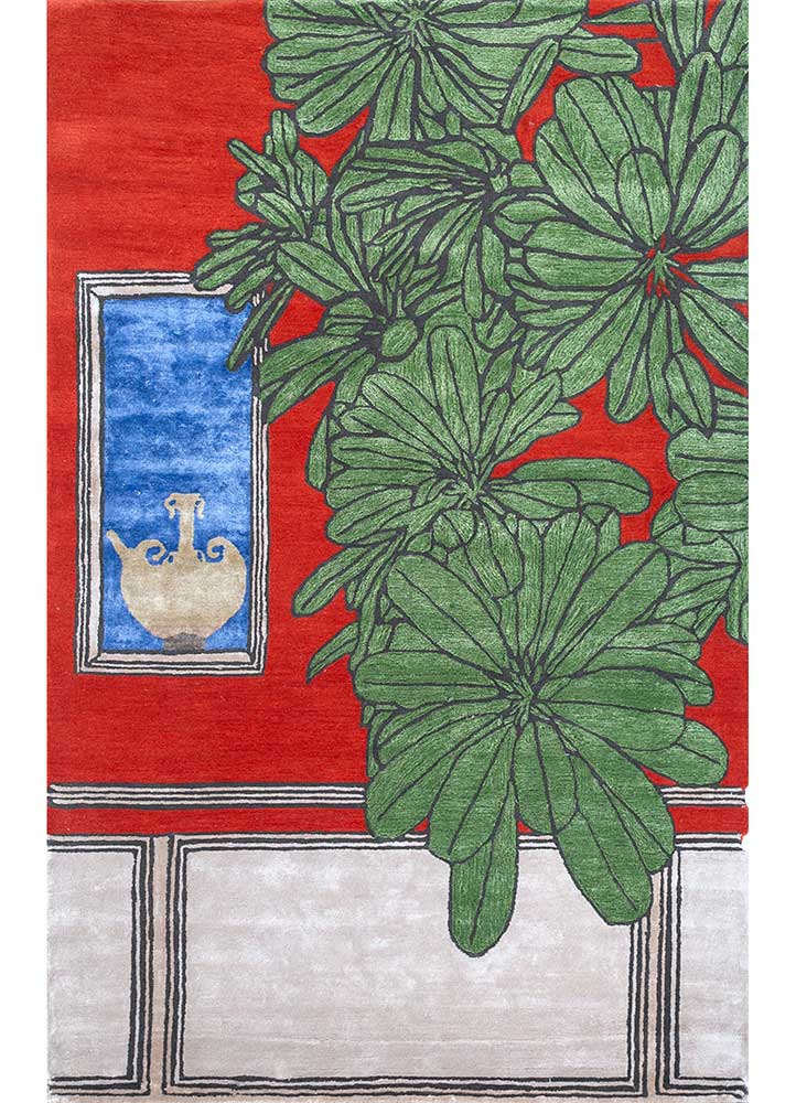 Wollteppich sonderform  - 240 x 150 cm - mehrfarbig