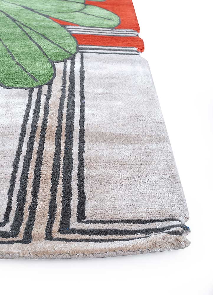 Wollteppich sonderform  - 240 x 150 cm - mehrfarbig