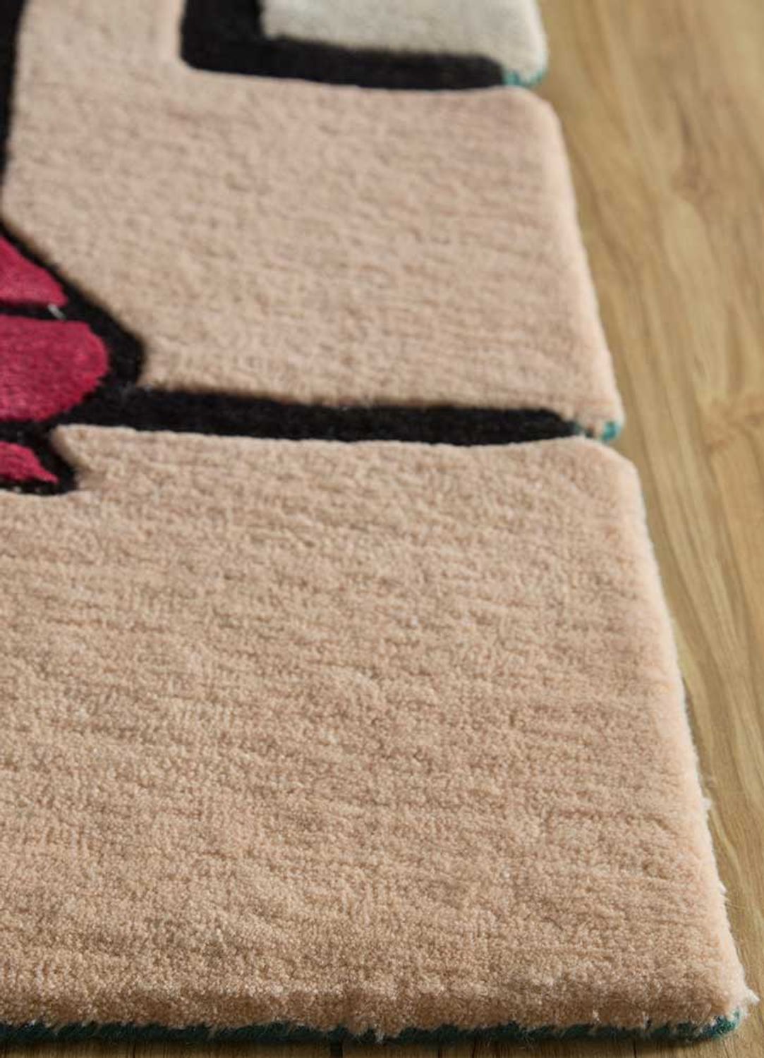 Wollteppich sonderform  - 270 x 180 cm - orange