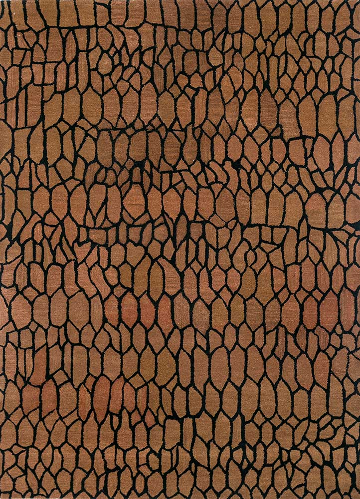 Wollteppich - 150 x 240 cm - orange