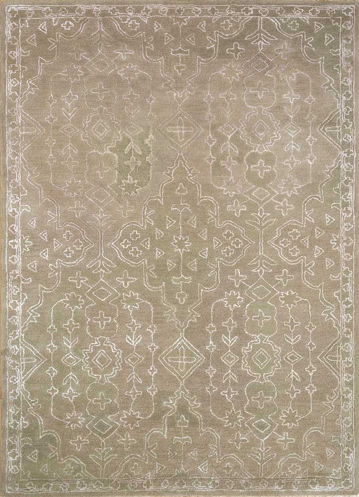 Wollteppich - 150 x 240 cm - gold