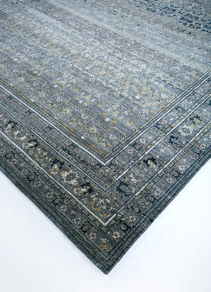 Wollteppich - 240 x 300 cm - grau