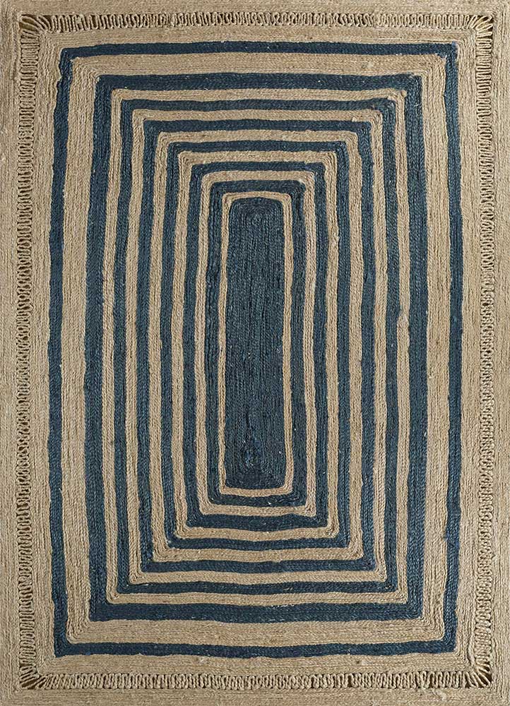 Juteteppich - 150 x 240 cm - grün