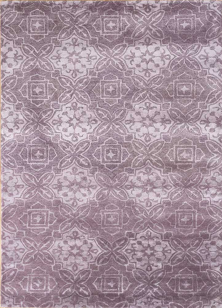 Wollteppich - 150 x 240 cm - lila