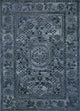 Wollteppich - 150 x 240 cm - seeblau