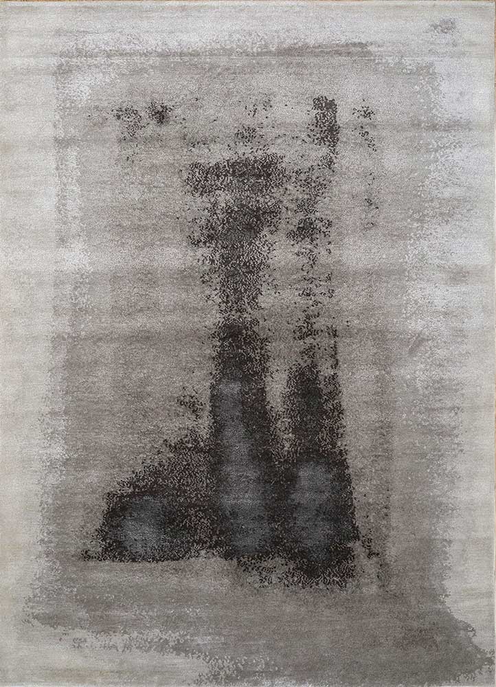 Wollteppich - 150 x 240 cm - hellgrau