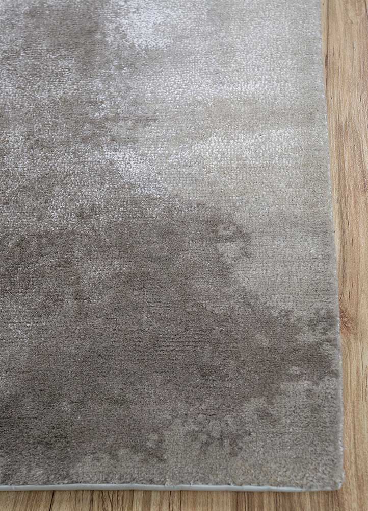 Wollteppich - 150 x 240 cm - hellgrau