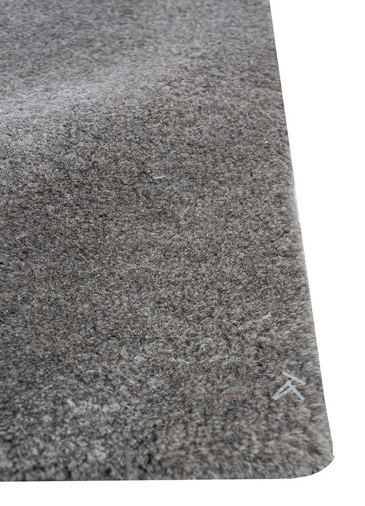 Wollteppich - 360 x 450 cm - grau