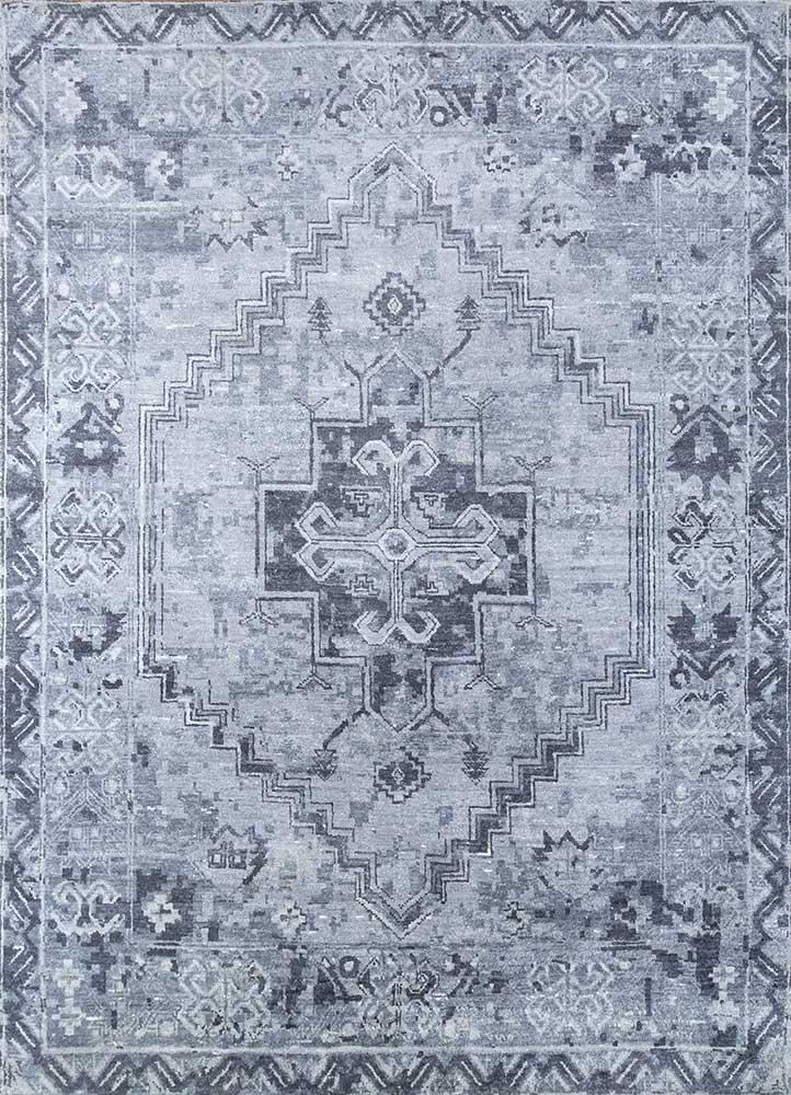 Designer Teppich - 240 x 300 cm - hellblau