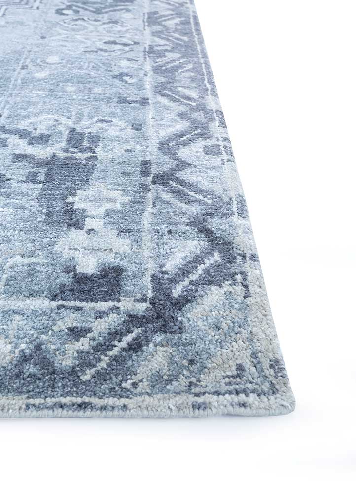 Designer Teppich - 240 x 300 cm - hellblau