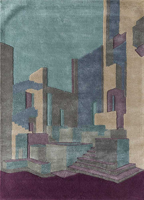 Wollteppich - 240 x 150 cm - mehrfarbig