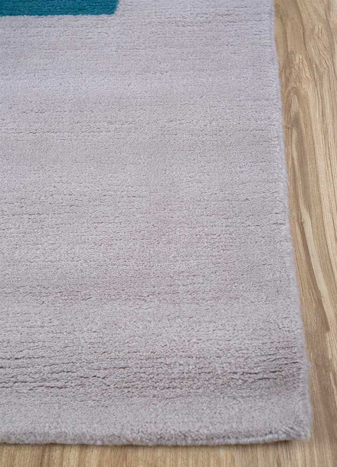 Wollteppich - 360 x 270 cm - dunkelgrau