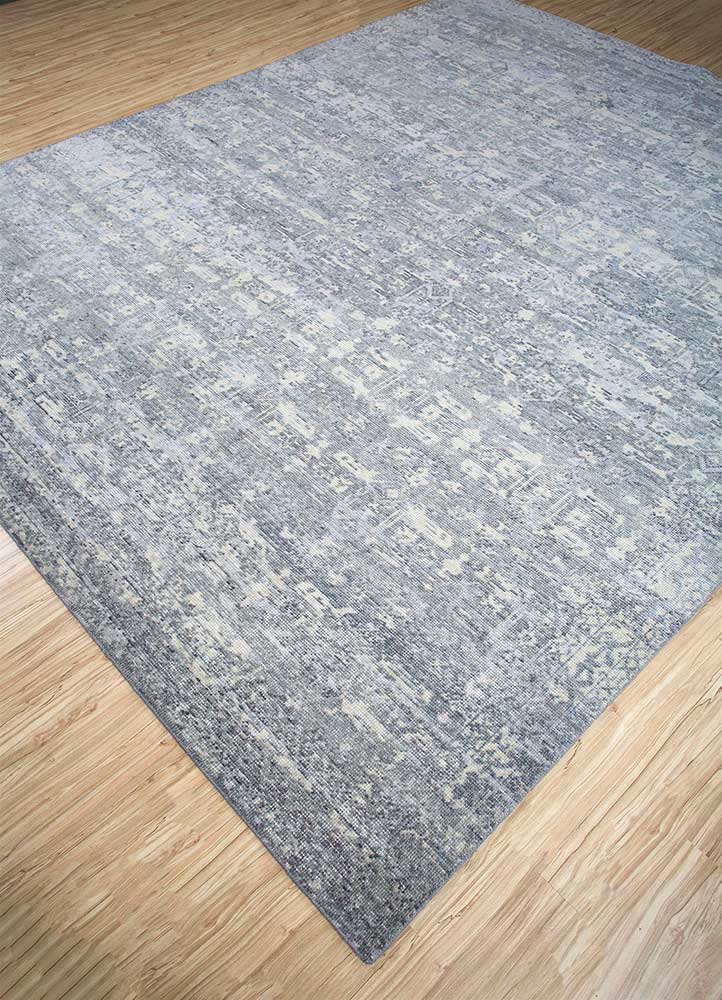 Wollteppich - 240 x 300 cm - grau