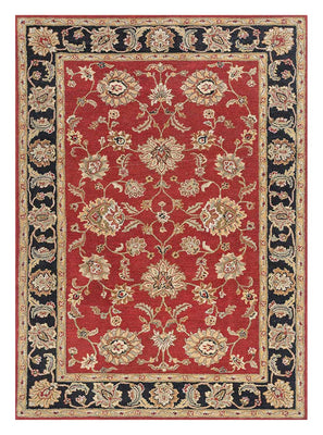 Wollteppich - 450 x 360 cm - orange