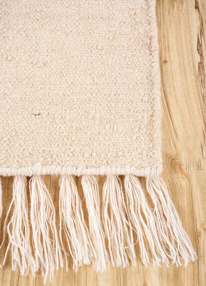 Wollteppich - 60 x 90 cm - beige