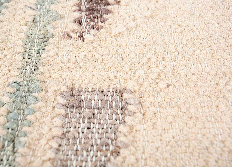 Wollteppich - 60 x 90 cm - beige