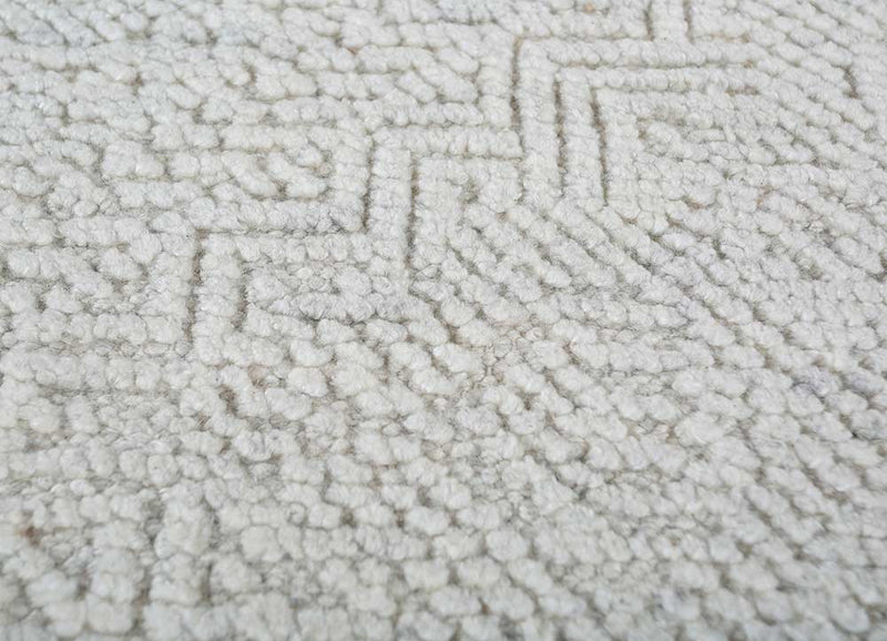 Wollteppich - 180 x 270 cm - creme