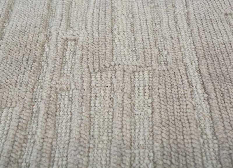 Wollteppich - 300 x 240 cm - grau