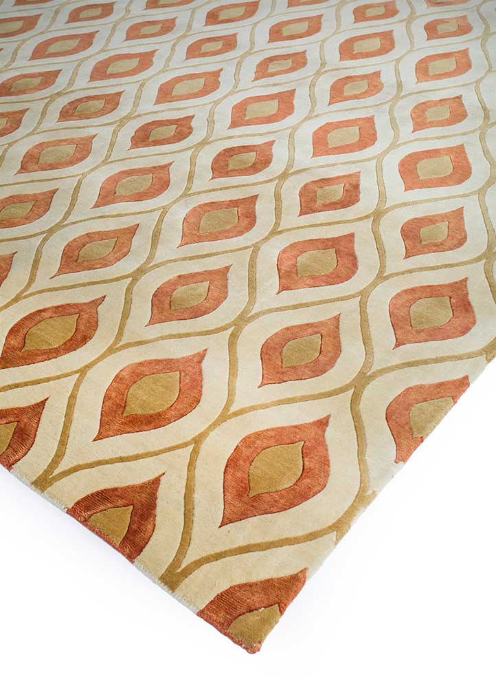 Wollteppich - 390 x 585 cm - creme