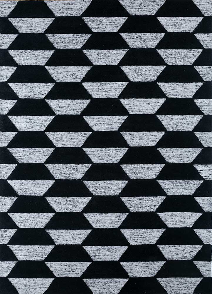 Wollteppich - 240 x 330 cm - grau