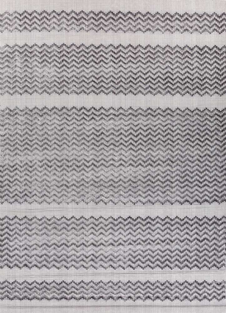Viskose Teppich - 180 x 270 cm - hellgrau