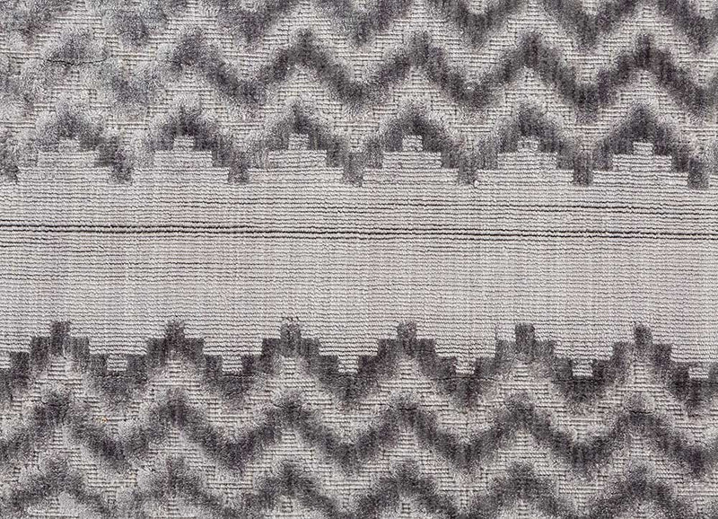 Viskose Teppich - 180 x 270 cm - hellgrau