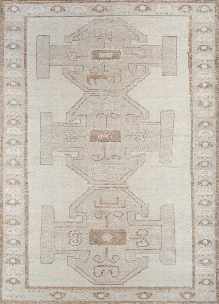 Wollteppich - 240 x 300 cm - creme