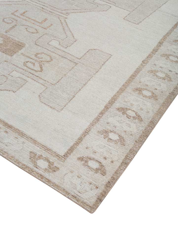 Wollteppich - 240 x 300 cm - creme