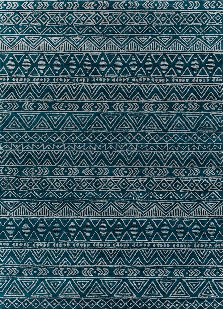 Wollteppich - 180 x 270 cm - dunkelbeige