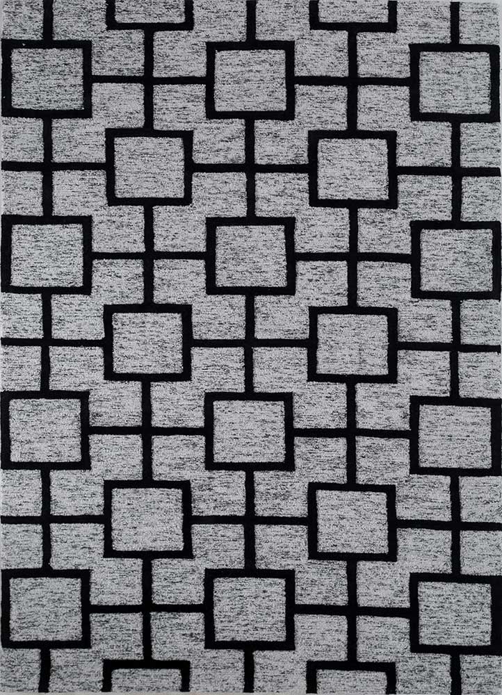 Wollteppich - 150 x 240 cm - grau