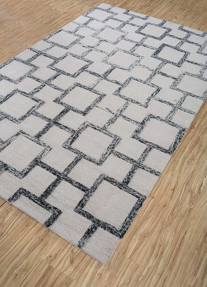 Wollteppich - 150 x 240 cm - creme