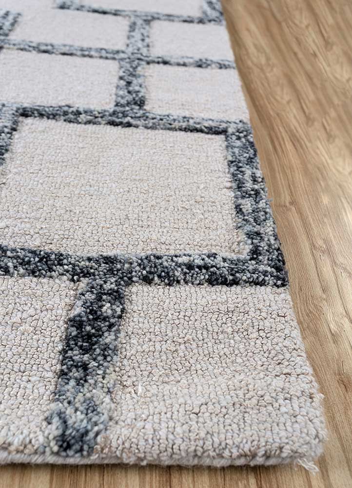 Wollteppich - 150 x 240 cm - creme