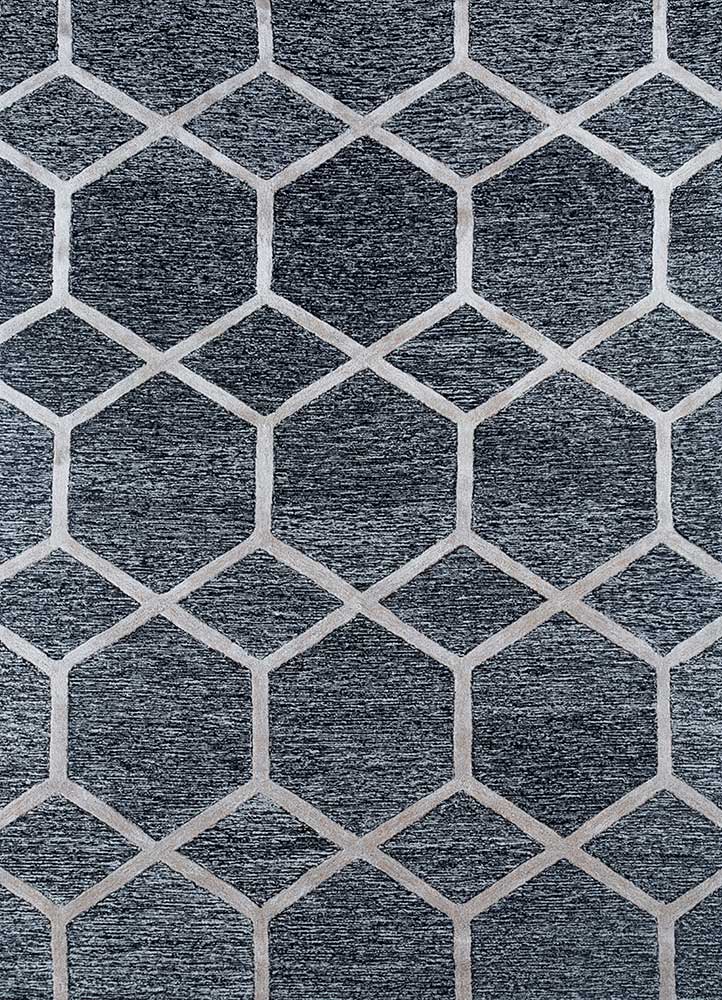 Wollteppich - 180 x 270 cm - grau