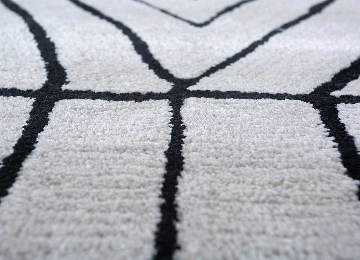 Wollteppich - 330 x 240 cm - hellgrau