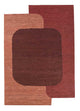 Designer Teppich sonderform  - 180 x 270 cm - orange